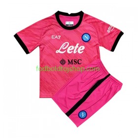 SSC Napoli Målmand Børn Hjemme Fodboldsæt 2022-23 S/S (+ Korte bukser)